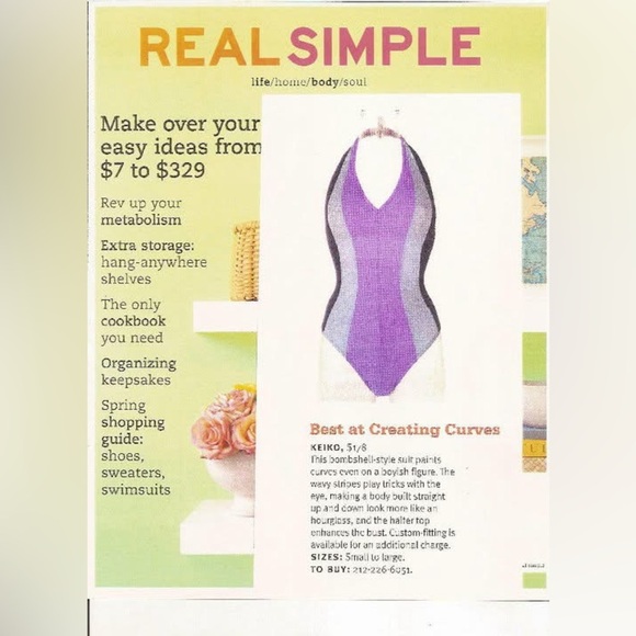 Keiko NY Colorblock Halter Hourglass One Piece Bathing Suit Swimsuit - Picture 8 of 8